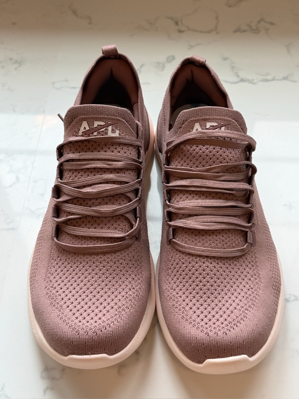 APL Athletic Propulsion Labs TechLoom Breeze Running Shoes Dusty Pink Womens 9.5